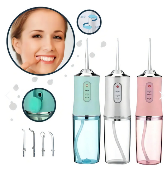 Irrigador Oral Recargable 4 Boquillas
